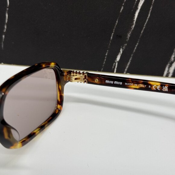 NEW MIU MIU MU11ZS 14L20I HAVANA SUNGLASSES MIU MIU SMU11Z 14L20I, MU 11ZS 14L20 - Picture 10 of 11